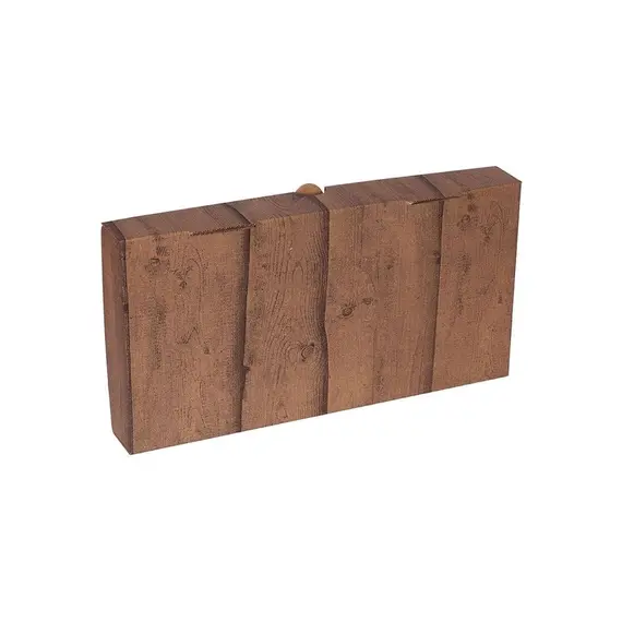 Ahşap Baskılı Büyük Pide Kutusu 36x20x5 Cm - 300 Adet