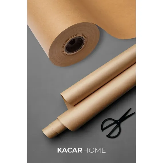 30cm X 30mt Ambalaj Ve Çeyiz Paketleme Kağıdı Kalın Kraft Kağıt