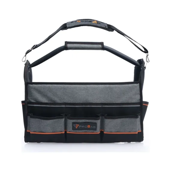 Probag Demir Saplı Takım Çantası - Suya Dayanıklı - 27 Bölmeli - Ergonomik El ve Omuz Taşıma