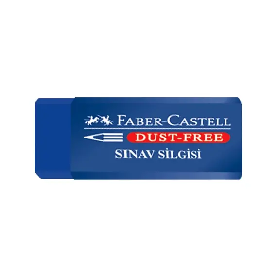 Faber-Castell 187136 Dust-Free Sınav Silgisi Mavi