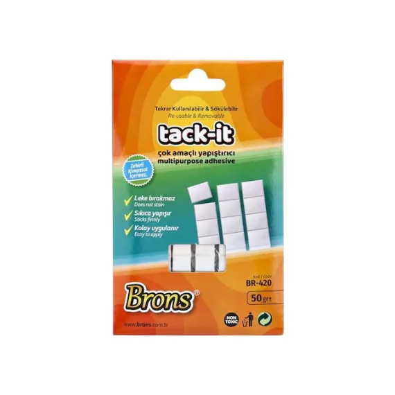 Brons Tack-It Hamur Yapıştırıcı Beyaz
