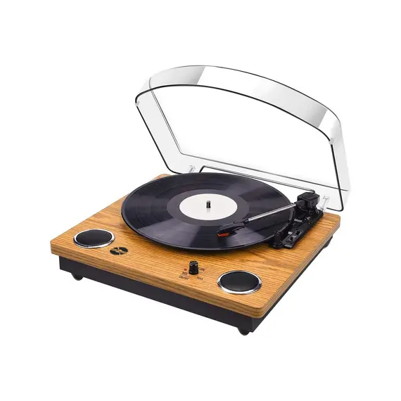 Record Master TT249 Retro Pikap - Bluetooth + Mp3 Kayıt - 33, 45, 78 Devir RM-TT249