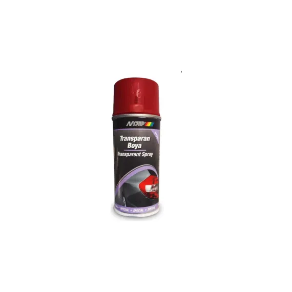 Motip Oto Stop Boyası Tranparan Kırmızı Renk 150 ml