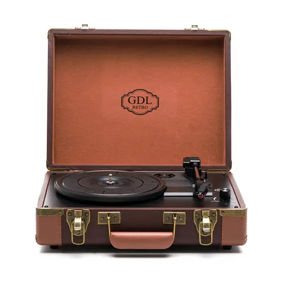 GDL Retro Çanta Pikap T317b (BLUETOOTH ŞARJLI) - Chocolate