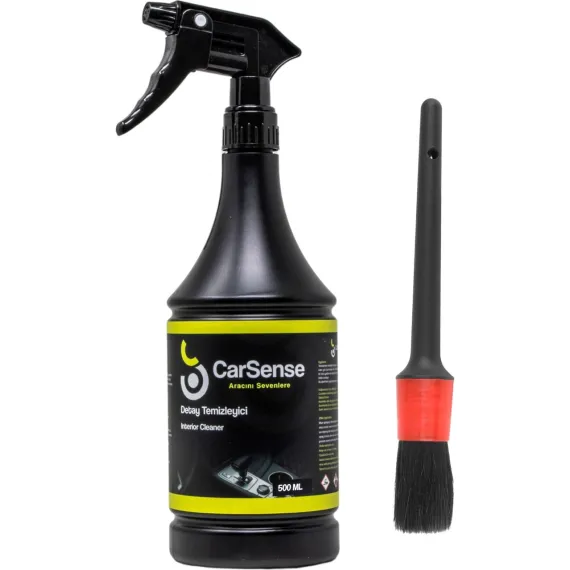 Carsense Detay Temizleyici Araç Içi Temizleyici 500 ml + Detay Fırçası Hediyeli