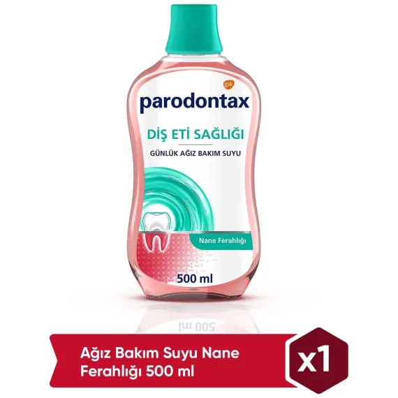 Parodontax Diş Eti Bakımı Nane Ferahlığı Ağız Bakım Suyu 500ml?