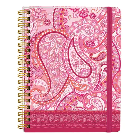 Victoria's Journals Spiralli Defter Sert Kapak 240 Sayfa 120 Yaprak 20x28 cm 90gr. (+80 Çizgili +80 Noktalı + 80 Düz)