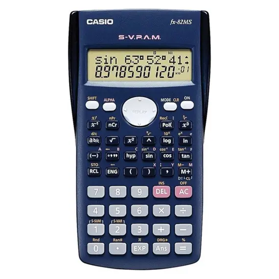 Casio Fx-82 MS Bilimsel Fonksiyonlu Hesap Makinesi 12 Haneli