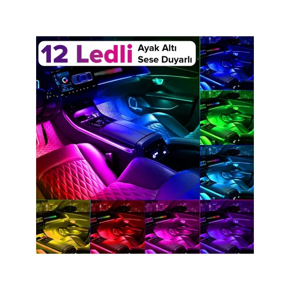 ARW 12 Ledli Ayak Altı Sese ve Müziğe Duyarlı LED