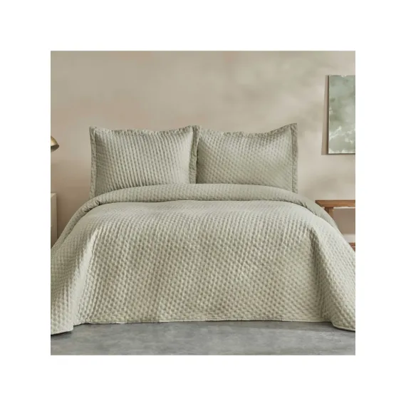 Karaca Home Breeze Soft Tek Kişilik Yatak Örtüsü Adaçayı