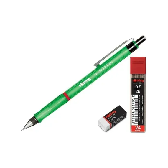 Rotring Visuclick Uçlu Kalem Seti Uç Ve Silgi Hediyeli