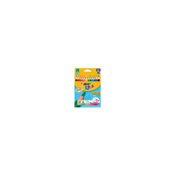 Bic Kuru Boya Kids Evolution Triangle Üçgen Jumbo Boya Kalemi 12 Renk