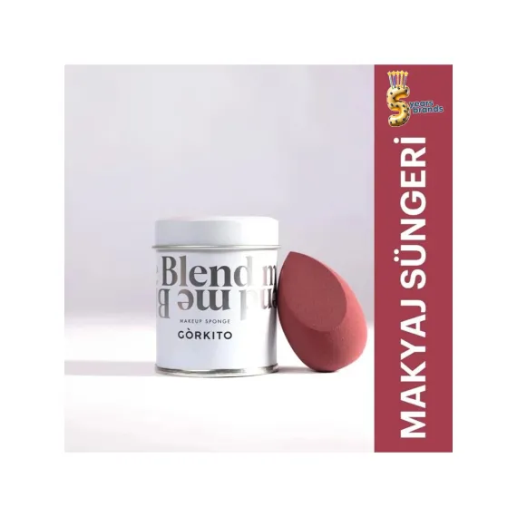 Görkito Makyaj Süngeri - Bordo