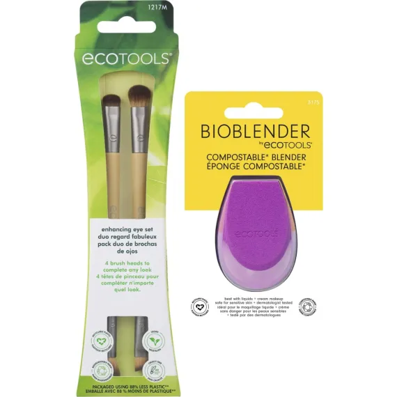 Ecotools 2li Göz Seti/Bıoblender Makyaj Süngeri