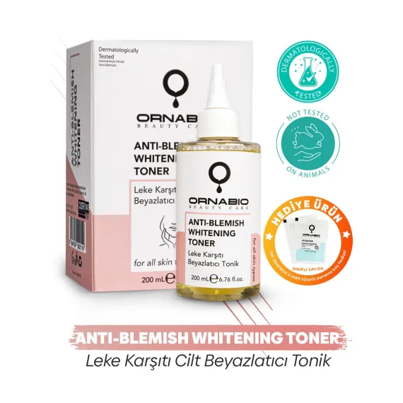 Ornabio Leke Karşıtı Cilt Beyazlatıcı Tonik Glycolic 200 ml