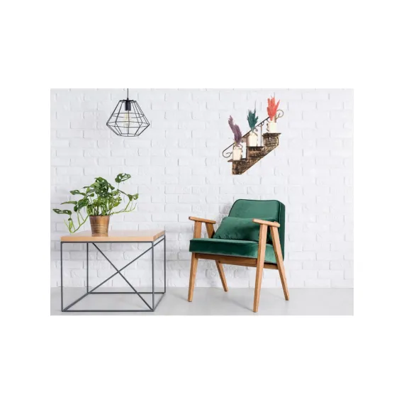 Sezgin Home 3'lü Çiçekli Dekoratif Duvar Anahtarlığı
