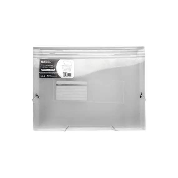 Bigpoint Bp260-03 Koruklu Dosya A4 13 Ceplı Lastıklı Seffaf