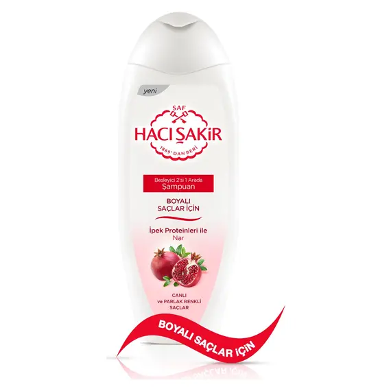 Hacı Şakir Şampuan Kremli Nar-Boyalı Saçlar 500 ml