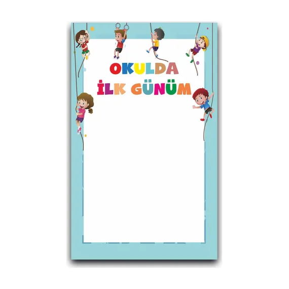 Okulda Ilk Günüm Hatıra Fotoğraf Panosu
