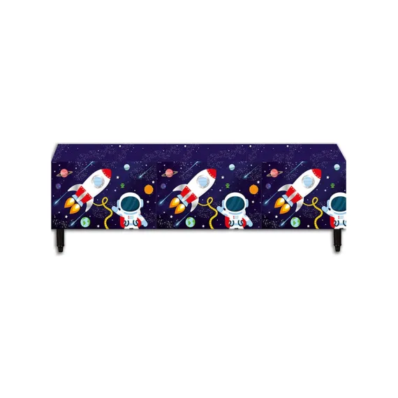 Kozmik Galaksi Uzay Temalı Masa Örtüsü - 120cm x 180cm