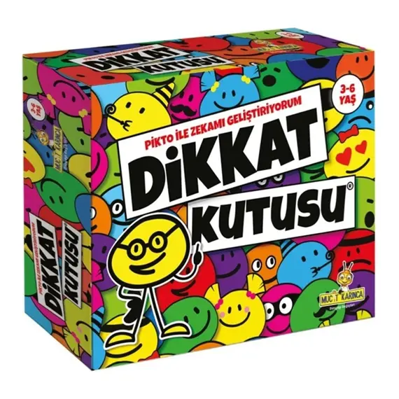 Dikkat Kutusu 3-6 Yaş – Pikto Ile Zekamı Geliştiriyorum