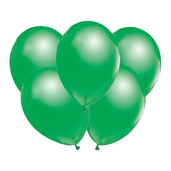 Yeşil Balon 10 Adet - 12 Inc 30 cm Parti Balonu