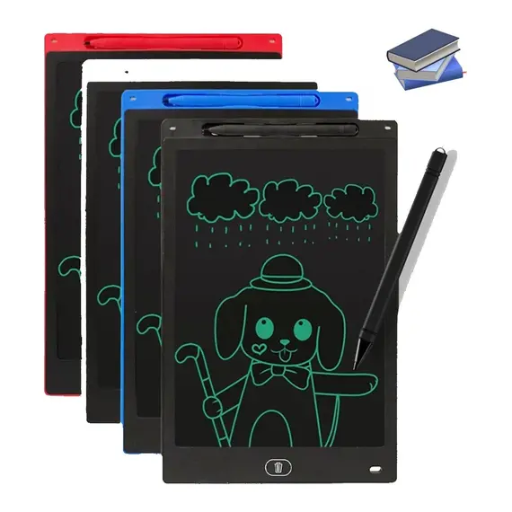 Writing Tablet LCD 8.5 Inç Dijital Kalemli Çizim Yazı Tahtası Grafik Not Yazma. beyaz kırmızı  yeşil mavi 4 renk mevcuttur