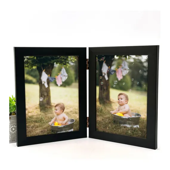 Decolıfe İkili Fotoğraf Çerçevesi, Menteşeli Çerçeve, Fotoğraf Çerçevesi, Anı Çerçevesi, Resim Çerçevesi, Çoklu Çerçeve 13X18