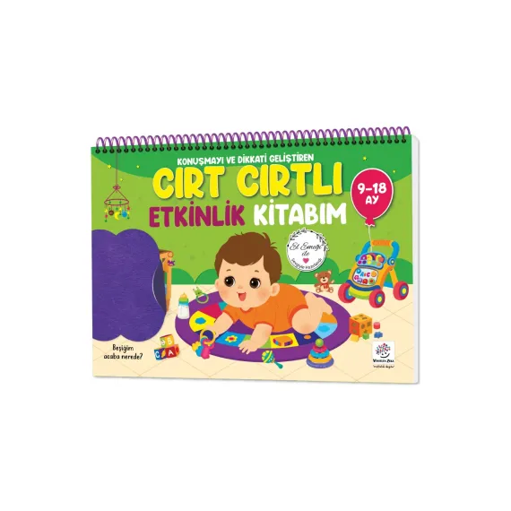  9-18 Ay Cırt Cırtlı - Keçeli Etkinlik Kitabım