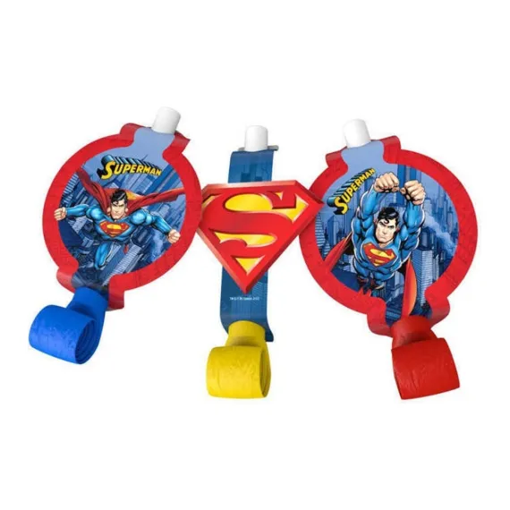 Superman Kaynana Dili Düdük 6'lı Set