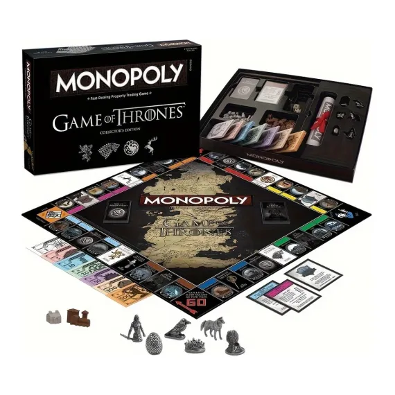 Aile Eğlencesi Için Deluxe Game Of Thrones Monopoly Premium Masa Oyunu  