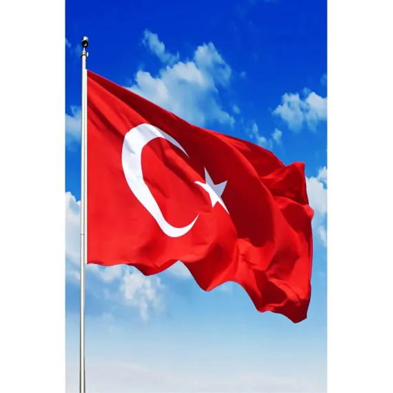 Bilsan Bayrak Türk Bayrağı 120X180 cm  1.kalite Alpaka Kumaş