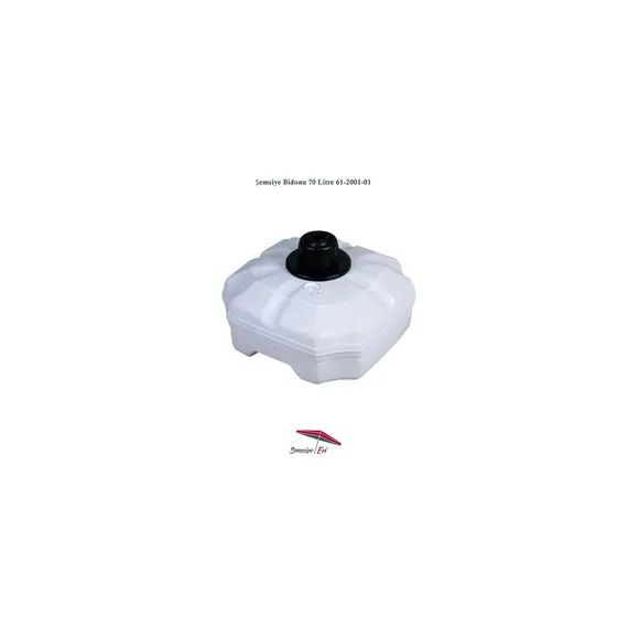 Plastik Şemsiye Bidonu 70 Litre Su 90 Kg Kum 61-2001-01