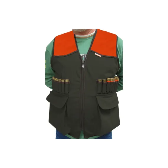 14 Kıbrıs Düz Renk + Turuncu Darbelik - Av Yeleği-0040