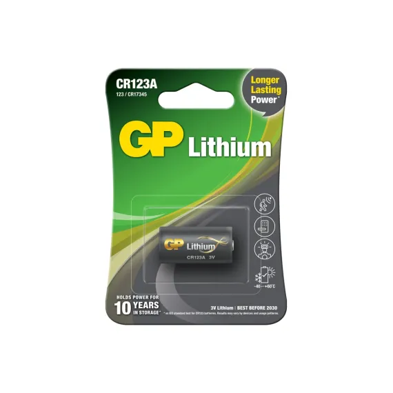 Tekli  CR123A  3V Lityum Pil (GPCR123A-U1)