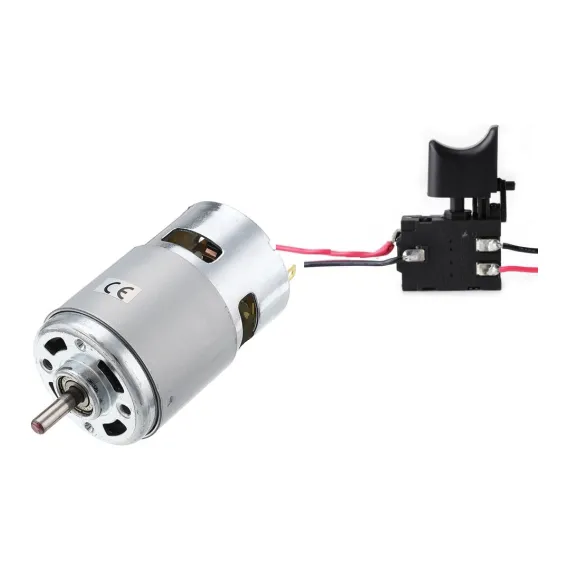 Rs 775 Dc Motor 14.4V 3000 Rpm  ve Elektronik Hız Kontrol Tetik Seti Cnc Uygulama Proje Ödev