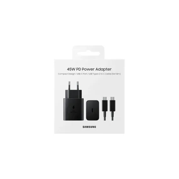 EP-T4510X Type-C Süper Hızlı Şarj Cihazı 45W Siyah