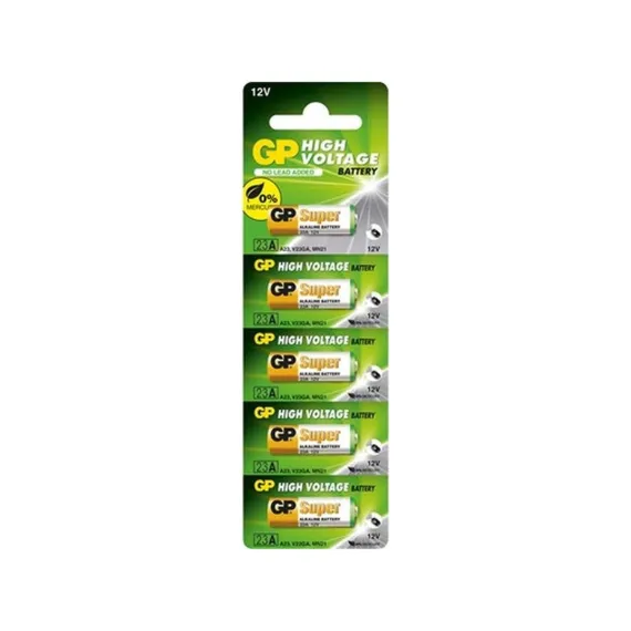 Gp 23A V23GA MN21 12V Alkalin Pil Kepenk Anahtar Pili Beşli Paket