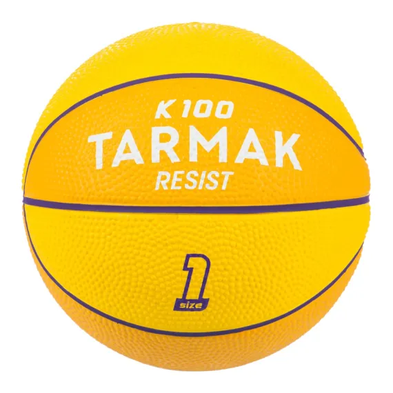 Tarmak Mini Basketbol Topu - 1 Numara - Sarı / Mor - K100