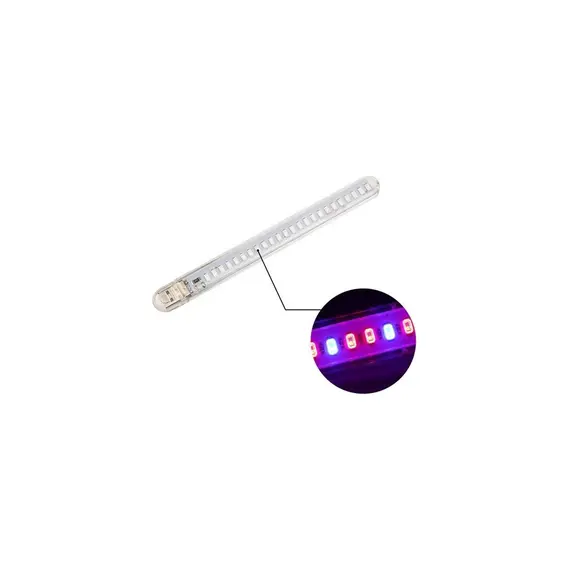 Taşınabilir Bitki Büyütme Lambası 21 LED Mor 5730 Smd Stick LED