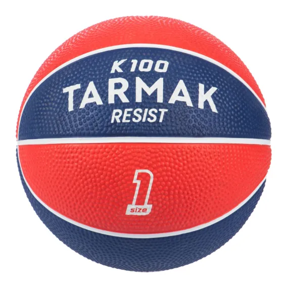 Mini Basketbol Topu Iç Ve Dış Mekan Basketbol Topu K100 1 Numara Mavi Kırmızı