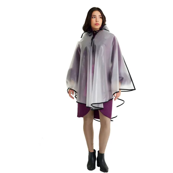 Ezgi Panco Model Tpu Kumaştan Transparan Kolay Yırtılmaz, Su Geçirmez Unisex Panco Yağmurluk-Şeffaf