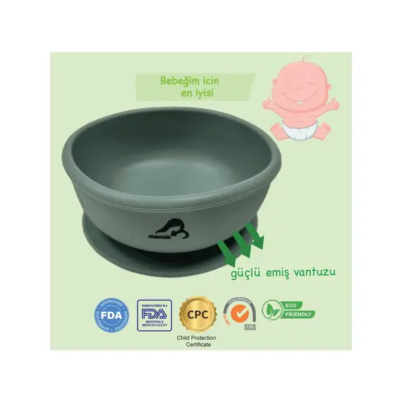 Momia Bebek " Silikon Beslenme Mama Kasesi - Sağlıklı ve Renkli!"