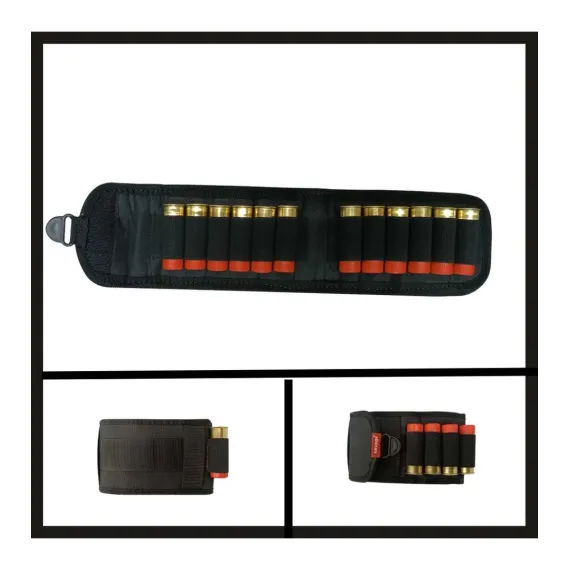 Uyguna-Yakala Siyah  Tactical Çift Taraflı Kemer FIŞEKLIĞI-KLK.006