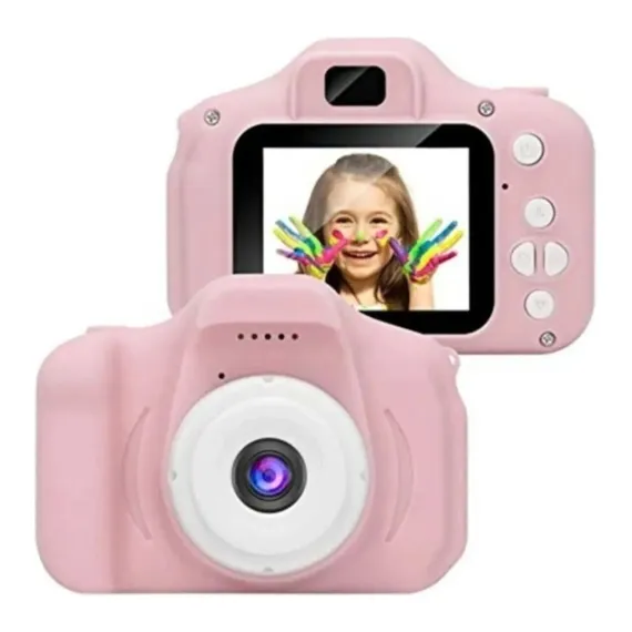 Pembe Renk Mini 1080P Hd Çocuk Kamera Dijital Fotoğraf Makinesi 2.0 Inç Ekran