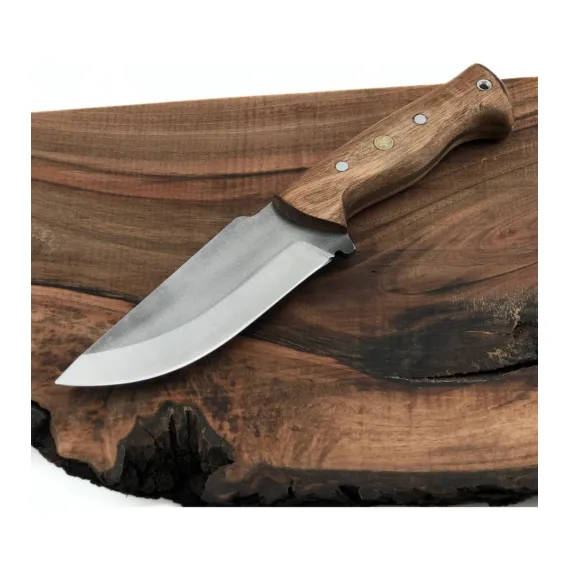 Bushcraft Kamp Outdoor Bıçağı, 4034 Alman Serisi Paslanmaz Çelik , Özel Deri +  Kılıf