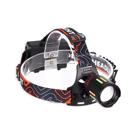 Alaska SDR-8093 Şarjlı Kafa Lambası 7 Mod Aydınlatma 30 Watt Arka Cob LED Kırmızı İkaz Işıklı