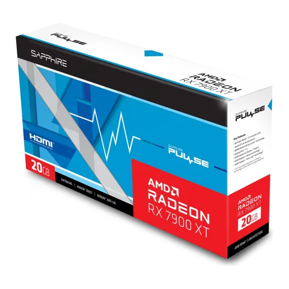 Sapphıre RX7900XT Pulse Amd 20Gb GDDR6 Ekran Kartı 11323-02-20G