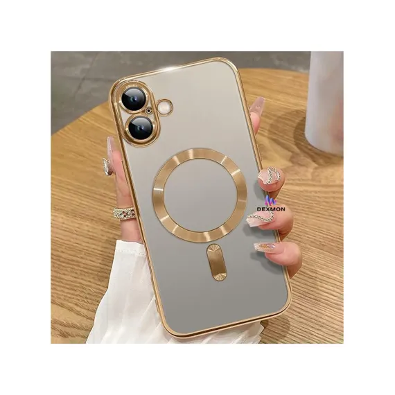 iPhone 16 Kılıf Kamera Lens ve Hoparlör Toz Korumalı Magsafe Şarj Özellikli Esnek Silikon