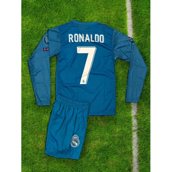 Nostaljik Real Madrid Uzun Kollu Ronaldo Çocuk Forması